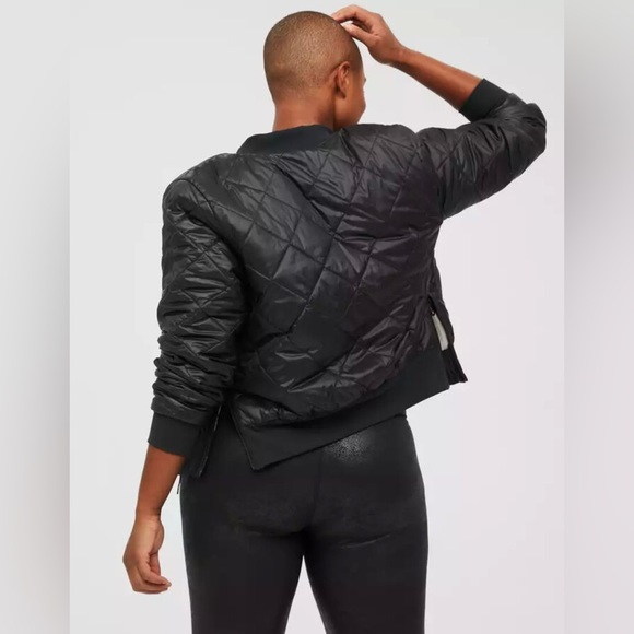 OFFLINE By Aerie Sherpa Lined Puffer Bomber Jacket - Size Small - Picture 2 of 7